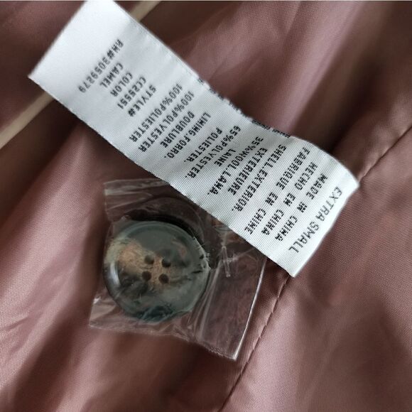 Thread and supply camel doble breasted wool blend jacket - Picture 15 of 16